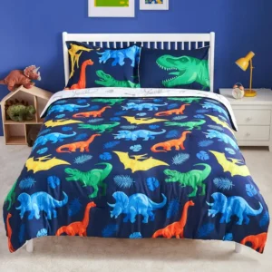 Twin Comforter Set 5 Piece Dinosaur Bedding Set