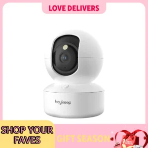 Indoor Smart Baby Camera with Night Vision 360° Panning