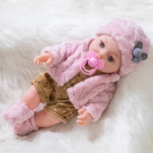 12-Inch Realistic Doll With Pacifier