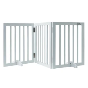 Free Standing Gate with 3 Foldable Panels